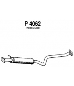 FENNO STEEL - P4062 - Глушитель средний NISSAN PRIMERA 1.6 02-